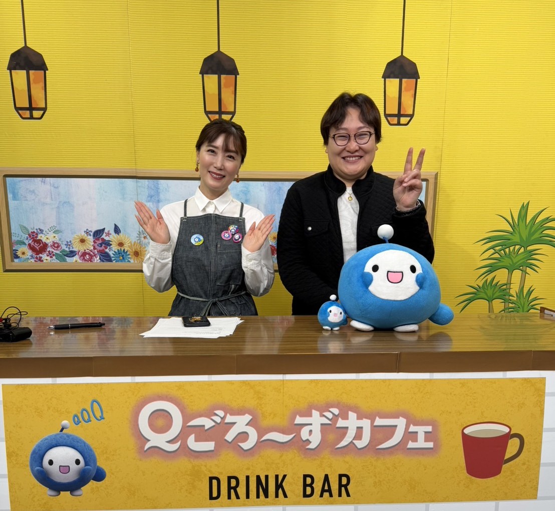 Qごろーずカフェ出演の様子